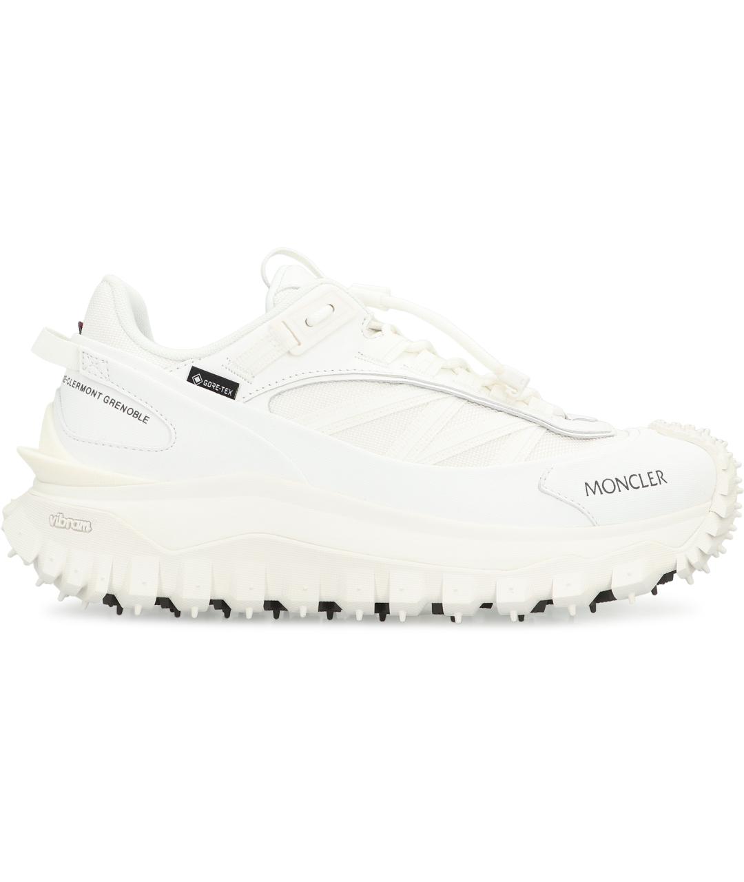 MONCLER Белые синтетические кроссовки, фото 2