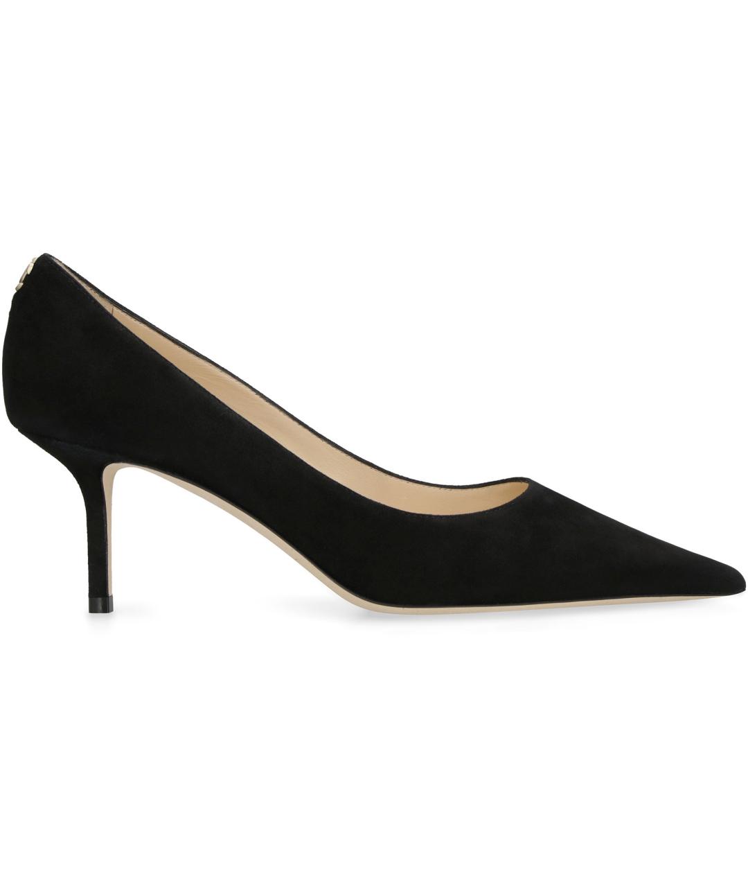 JIMMY CHOO Черные замшевые туфли, фото 2