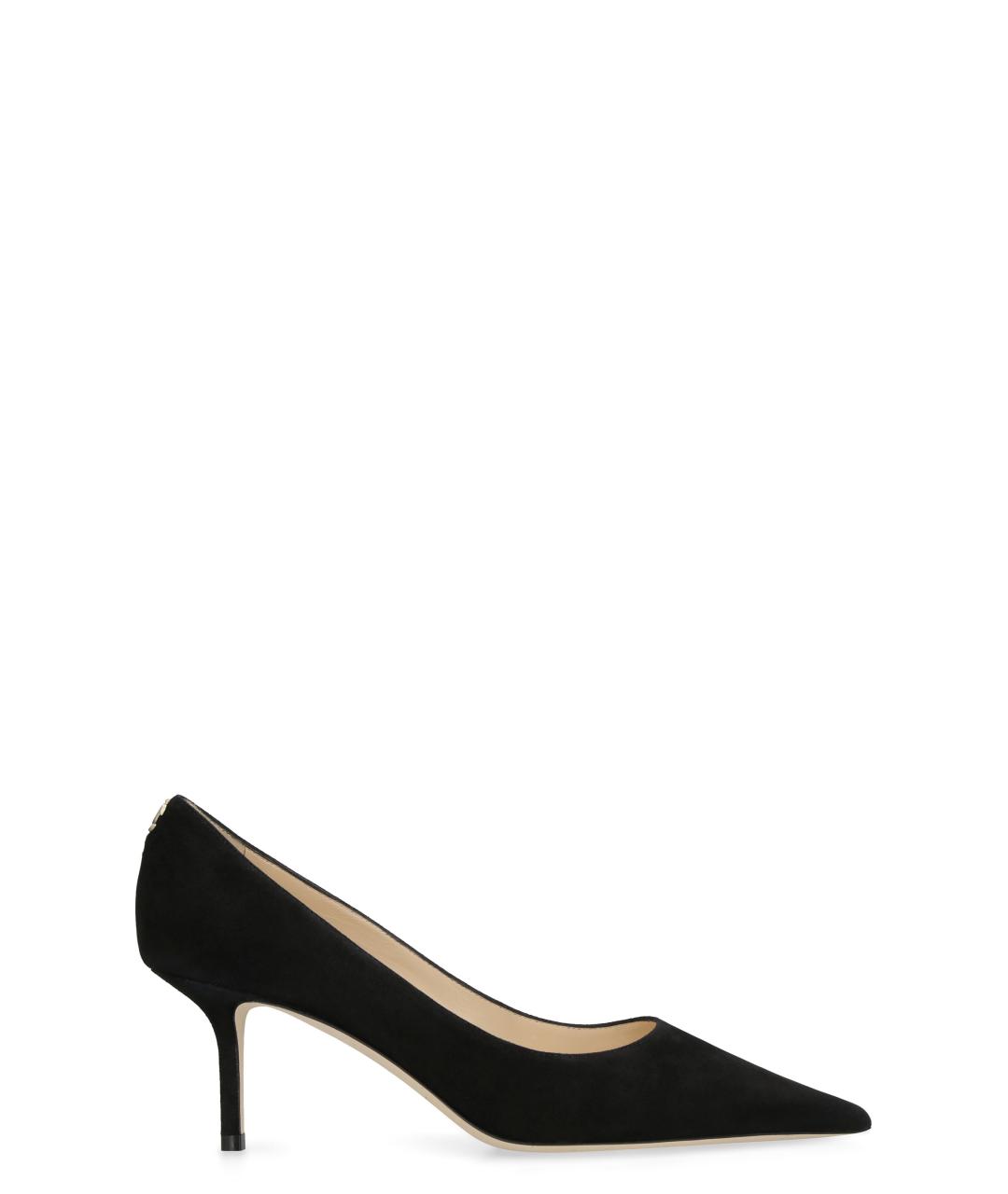 JIMMY CHOO Черные замшевые туфли, фото 1