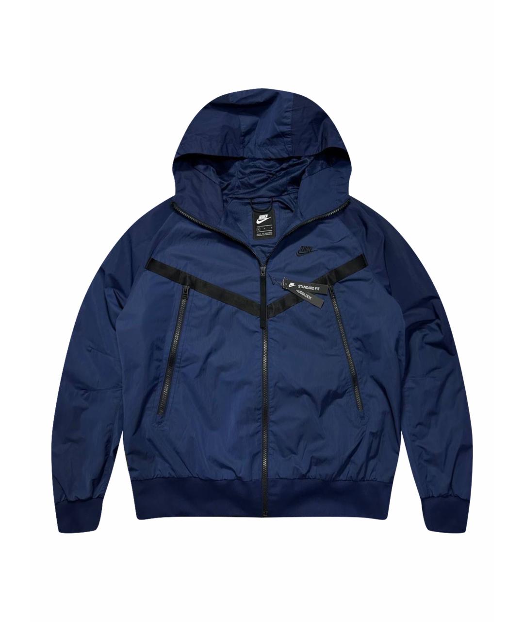 NIKE Синяя полиэстеровая куртка, фото 1