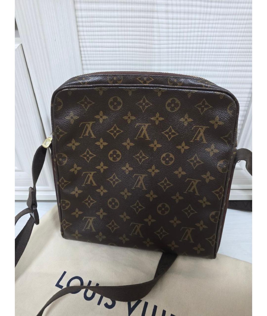 LOUIS VUITTON Коричневая сумка на плечо, фото 3