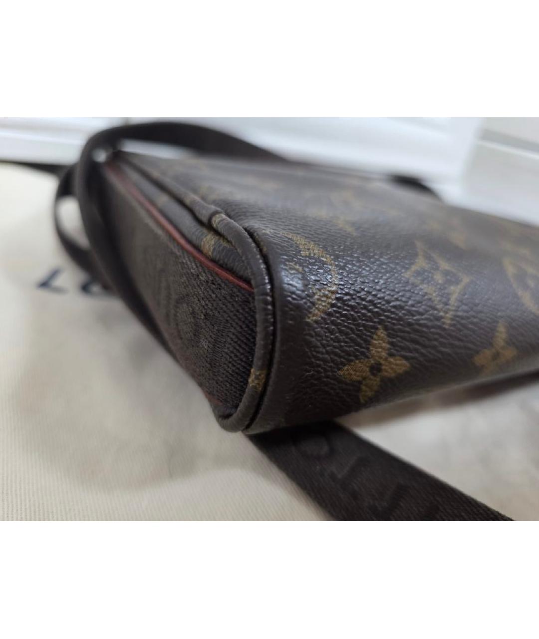 LOUIS VUITTON Коричневая сумка на плечо, фото 5