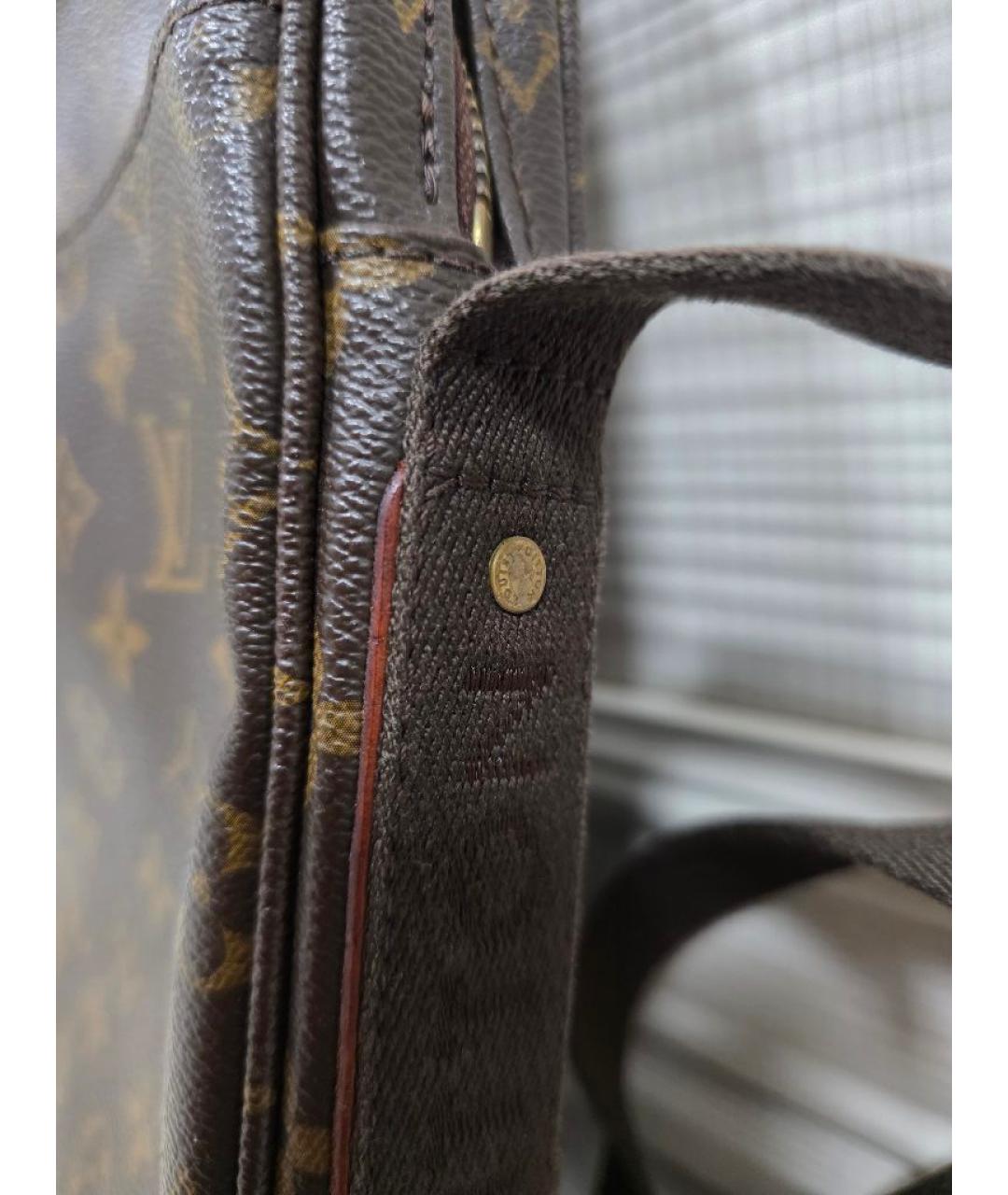 LOUIS VUITTON Коричневая сумка на плечо, фото 7