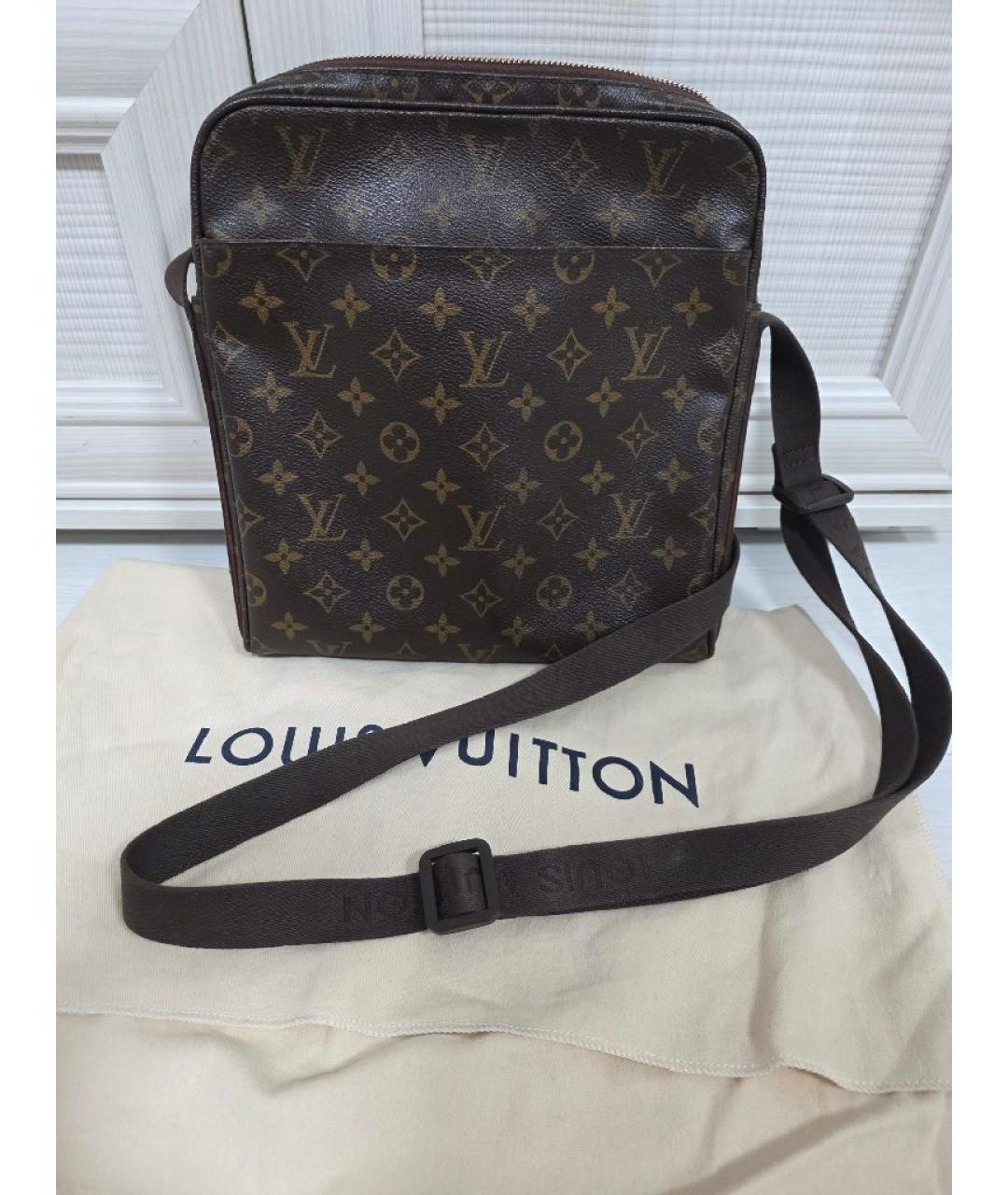 LOUIS VUITTON Коричневая сумка на плечо, фото 10