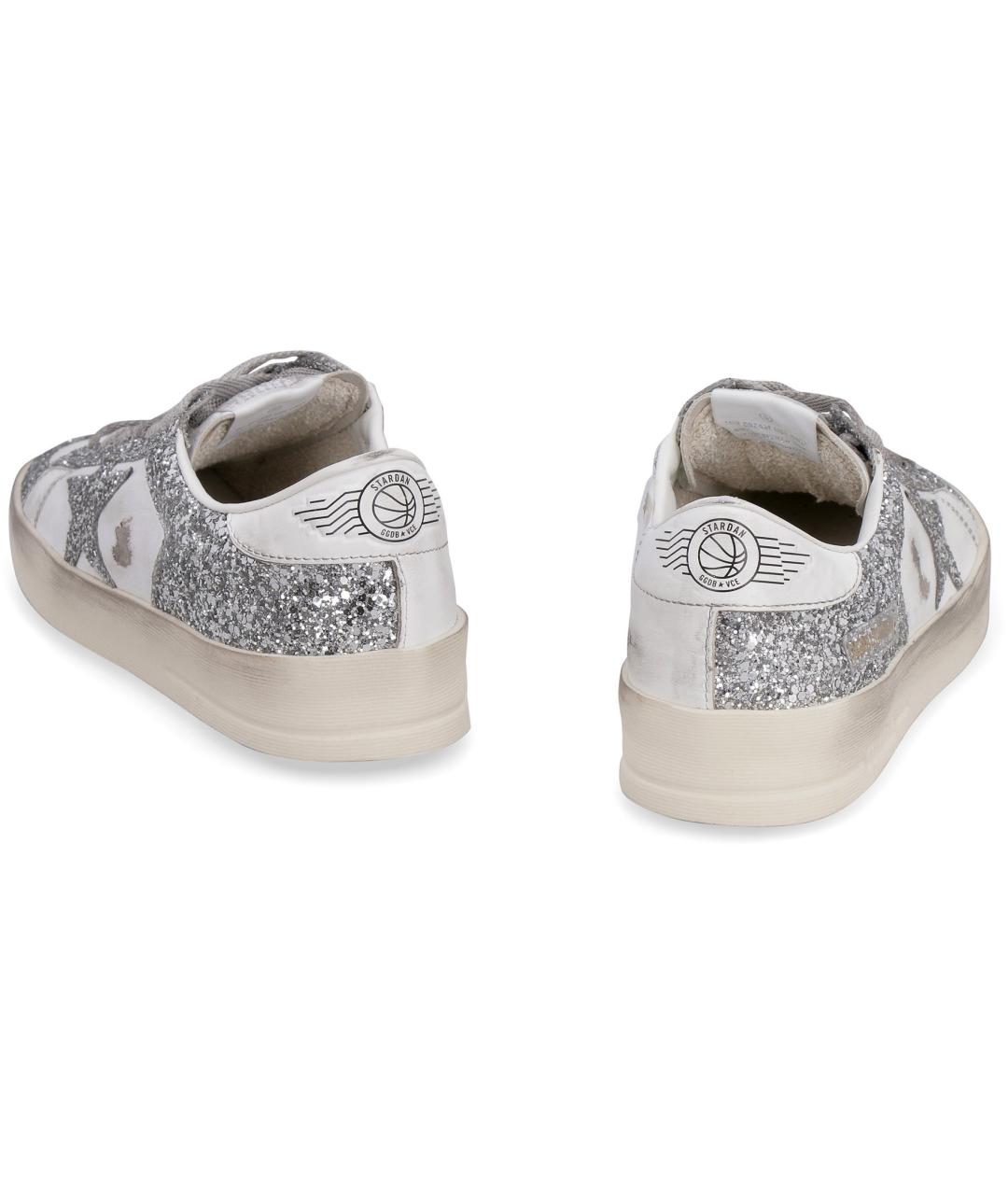 GOLDEN GOOSE DELUXE BRAND Белые кожаные кроссовки, фото 4