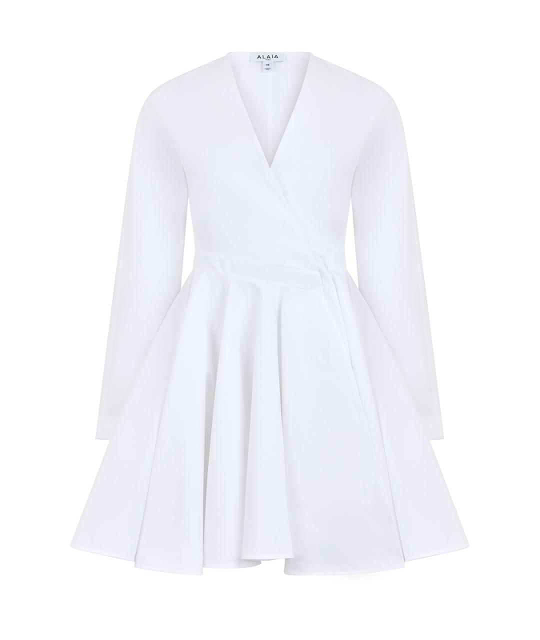 ALAIA Белое хлопковое повседневное платье, фото 1