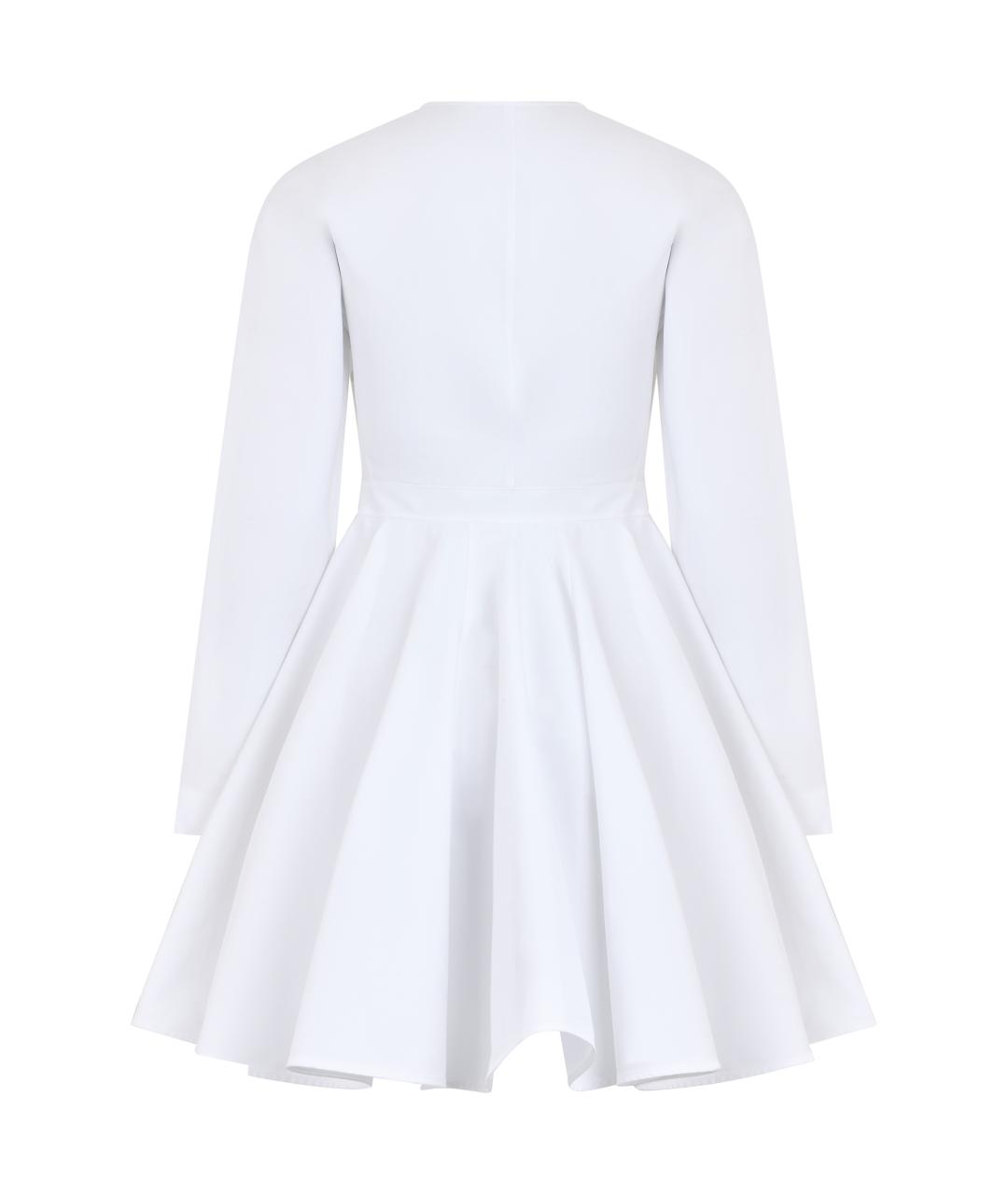 ALAIA Белое хлопковое повседневное платье, фото 2