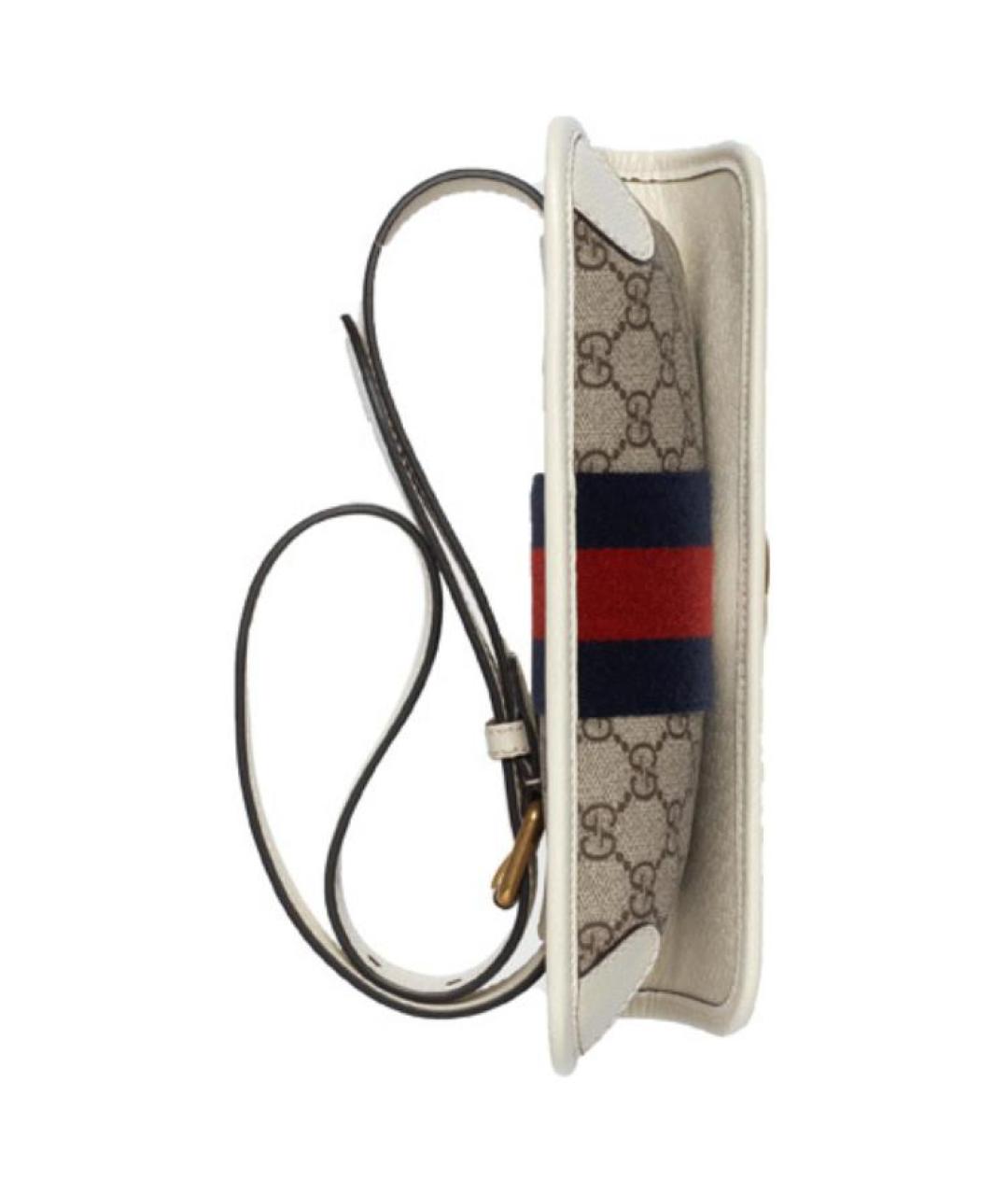 GUCCI Коричневая поясная сумка, фото 4