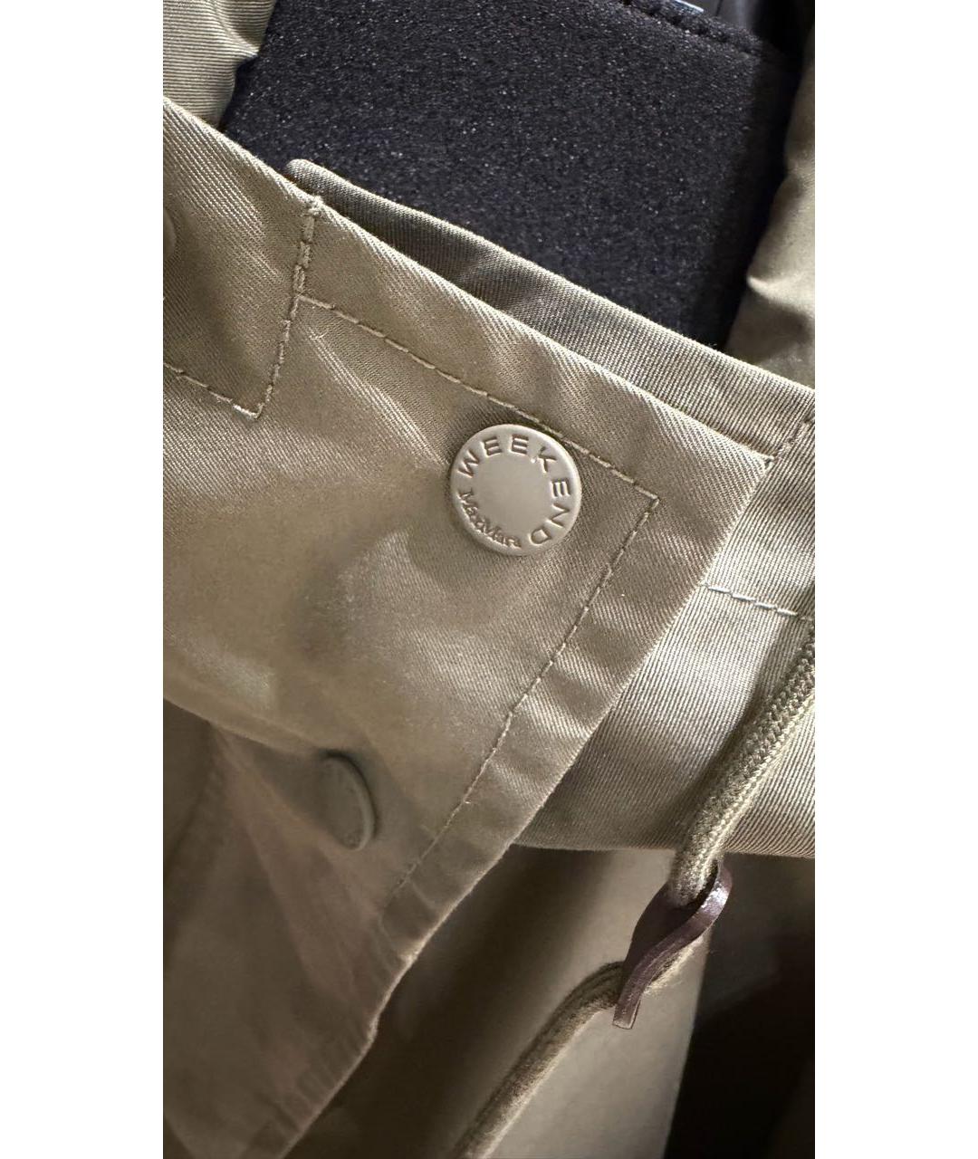 WEEKEND MAX MARA Хаки парка, фото 7