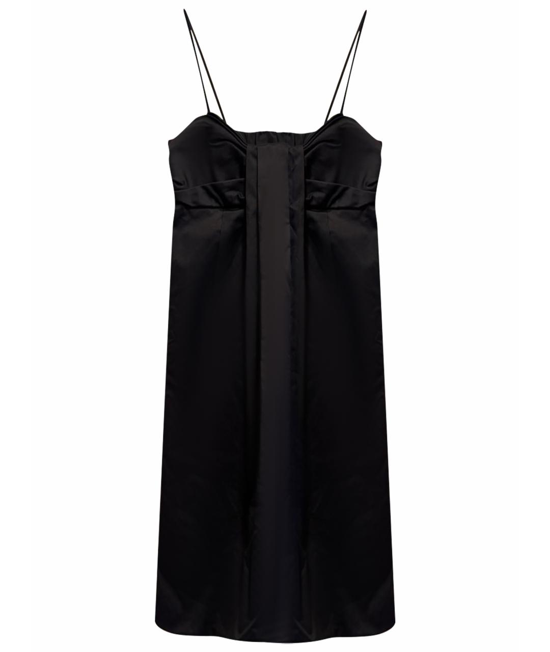 KITON Черное хлопковое коктейльное платье, фото 1