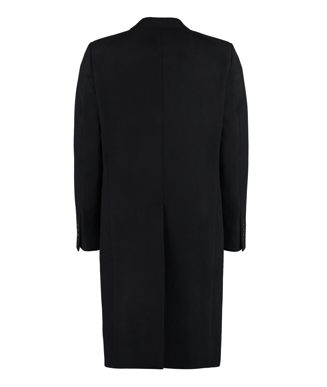 DOLCE&GABBANA Черное шерстяное пальто, фото 2