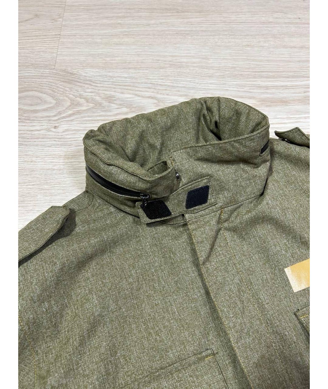 NIKE Зеленая полиэстеровая куртка, фото 4