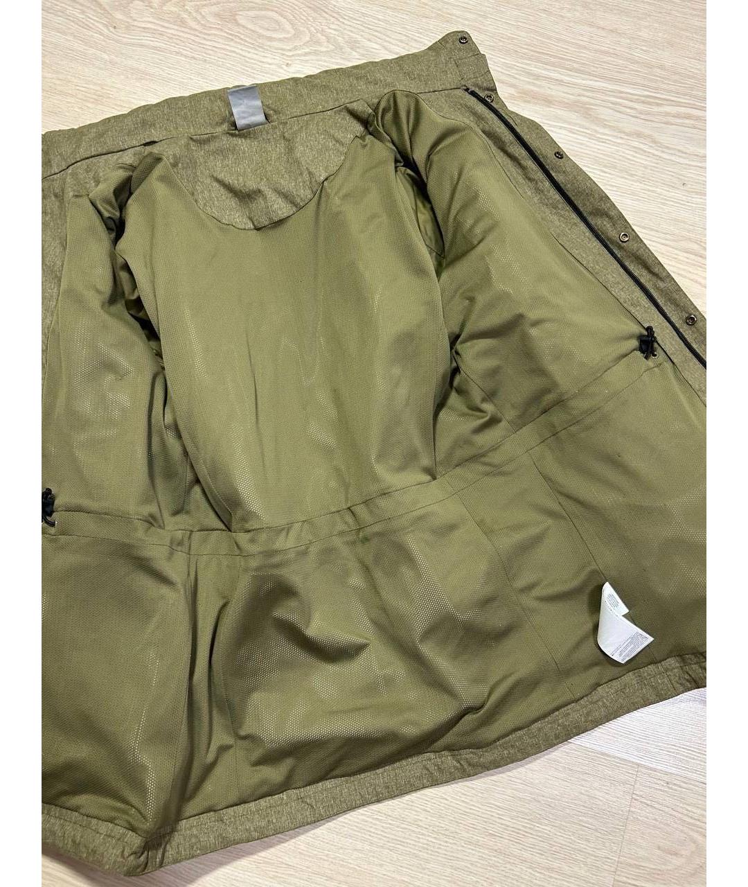 NIKE Зеленая полиэстеровая куртка, фото 6