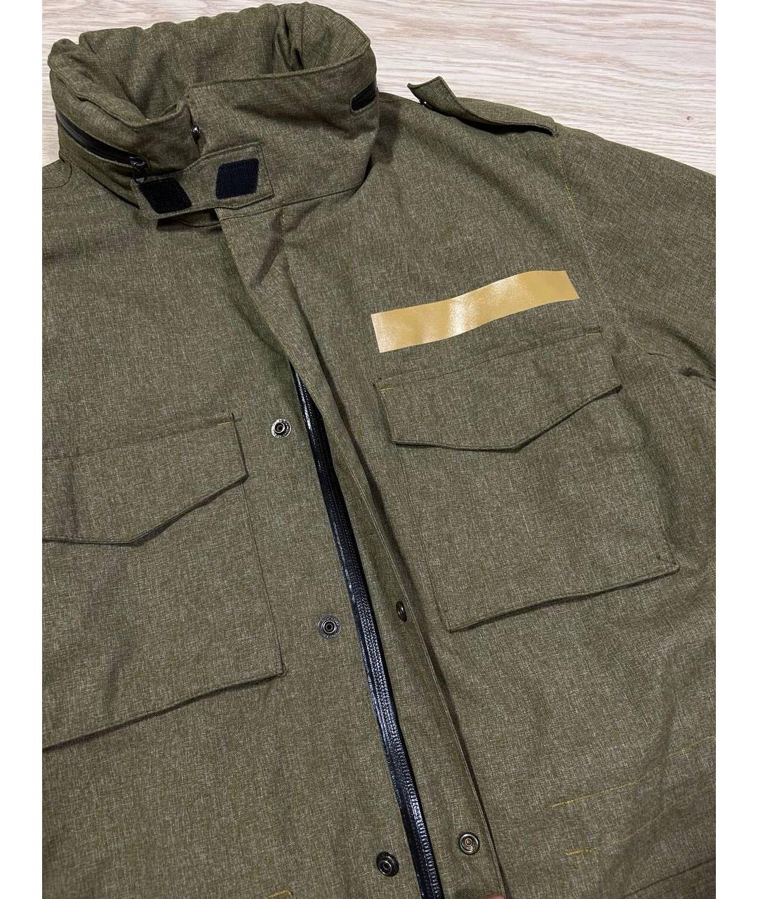 NIKE Зеленая полиэстеровая куртка, фото 5