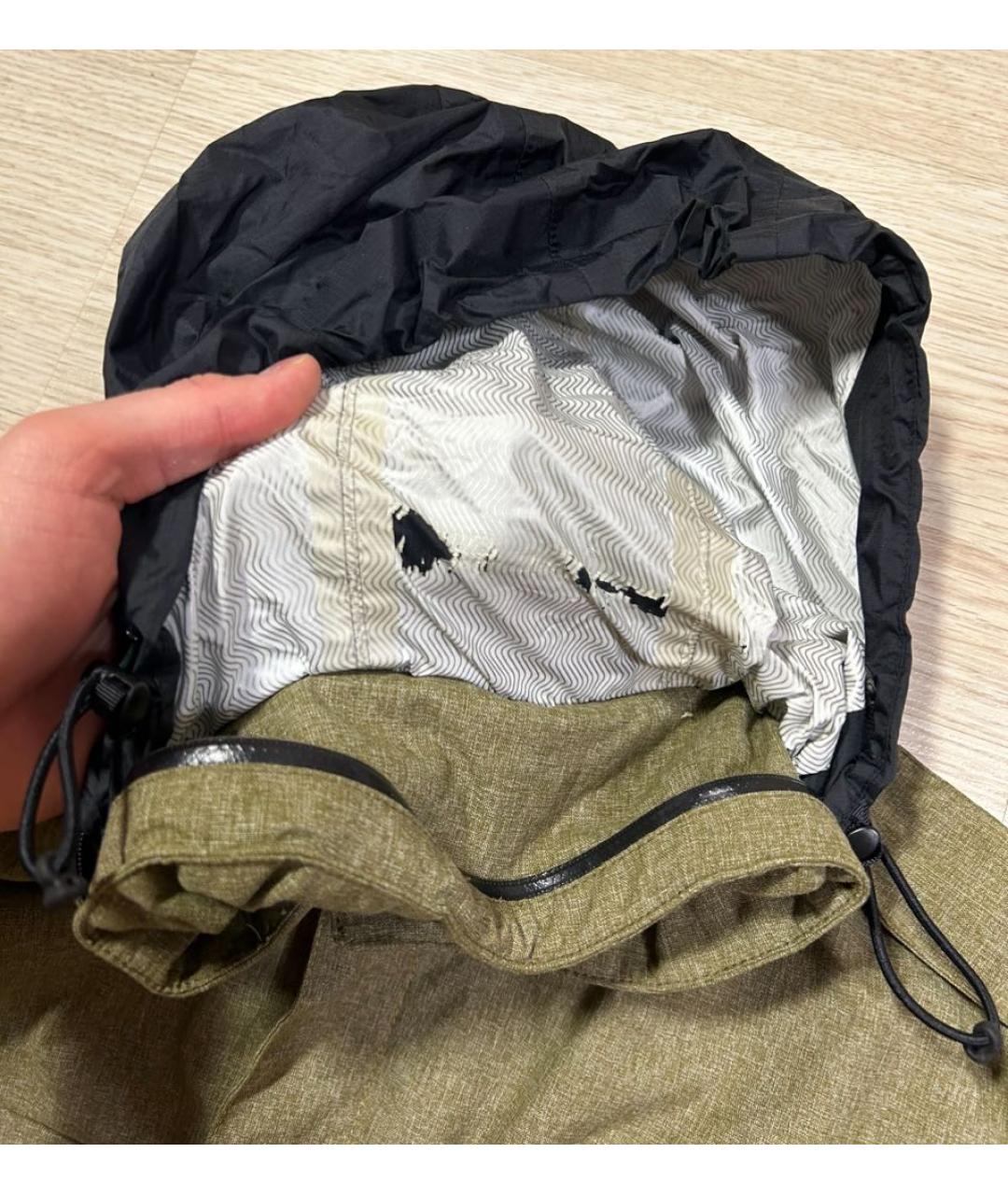 NIKE Зеленая полиэстеровая куртка, фото 8