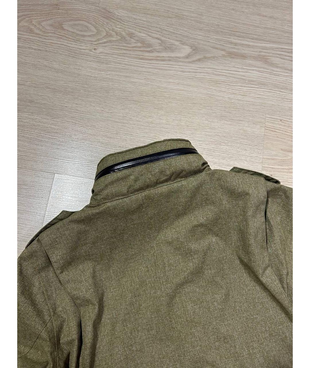 NIKE Зеленая полиэстеровая куртка, фото 7