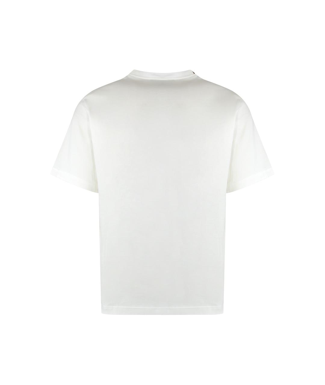 DOLCE&GABBANA Белая хлопковая футболка, фото 2