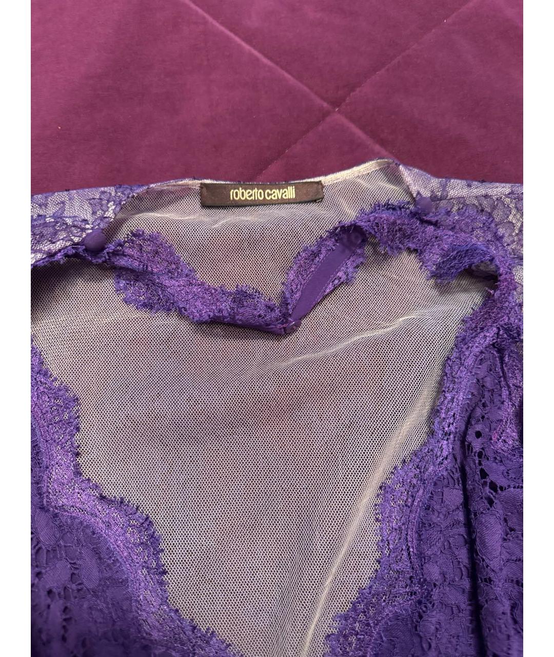 JUST CAVALLI Фиолетовое повседневное платье, фото 3
