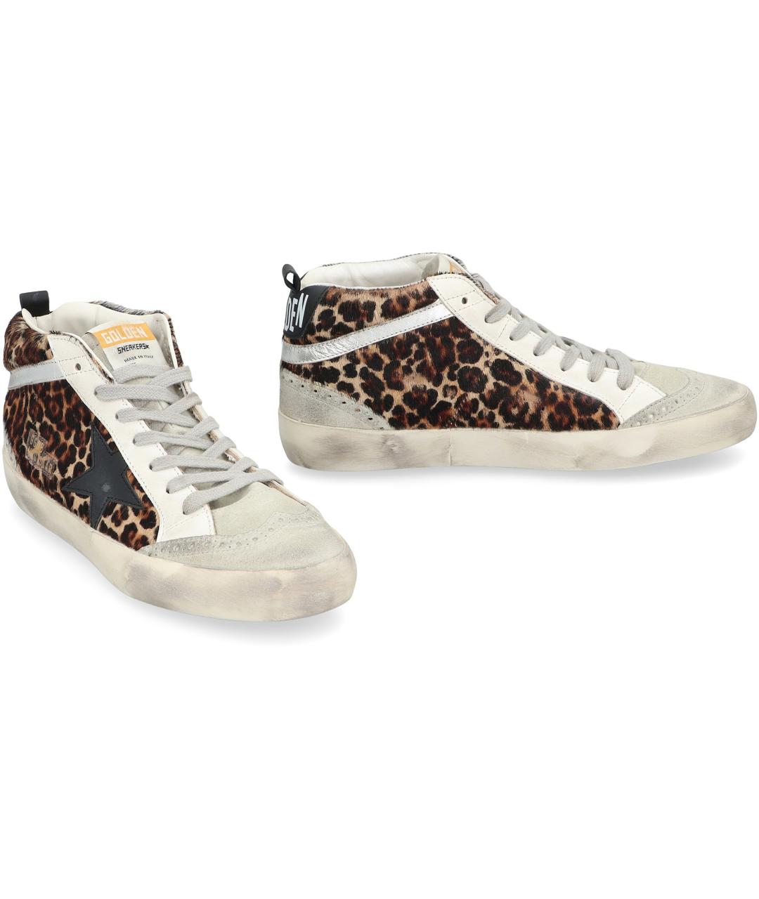 GOLDEN GOOSE DELUXE BRAND Мульти кожаные кеды, фото 3