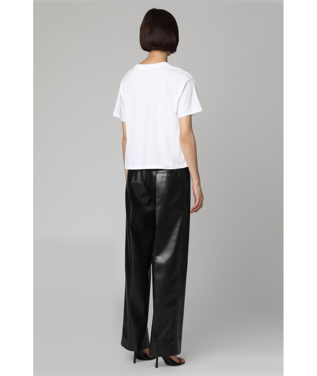 A.P.C. Белая хлопковая футболка, фото 4