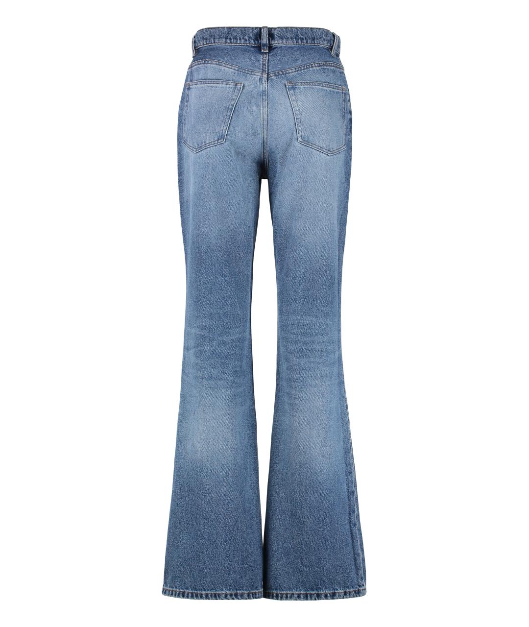 A.P.C. Синие хлопковые джинсы клеш, фото 2