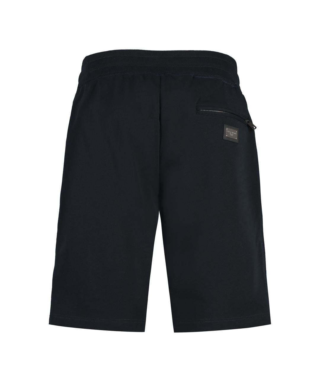 DOLCE&GABBANA Синие хлопковые шорты, фото 2