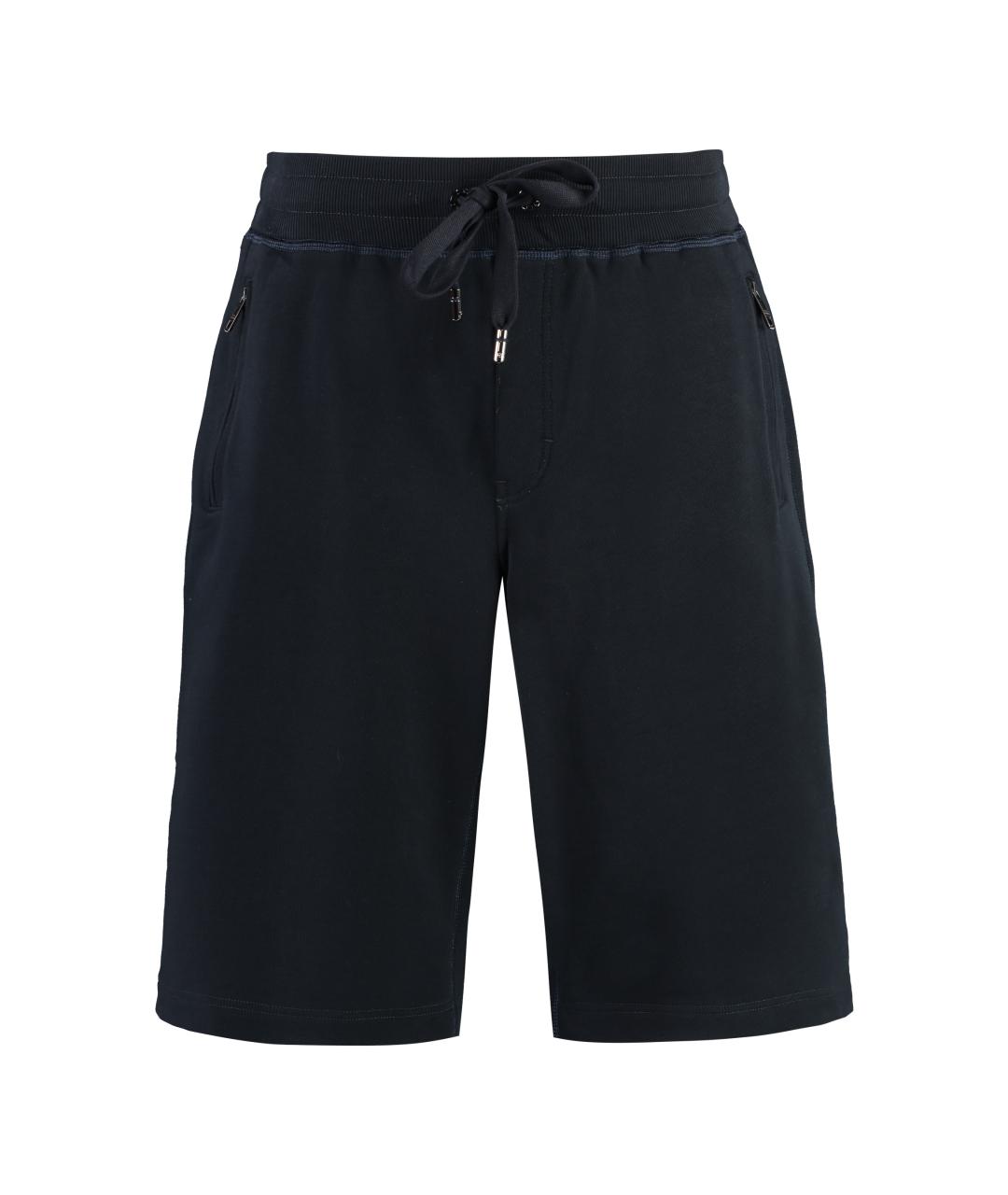 DOLCE&GABBANA Синие хлопковые шорты, фото 1