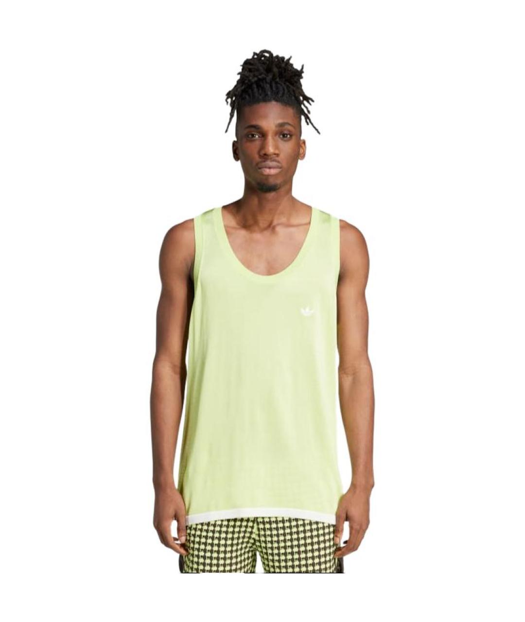 ADIDAS Зеленая майка, фото 2