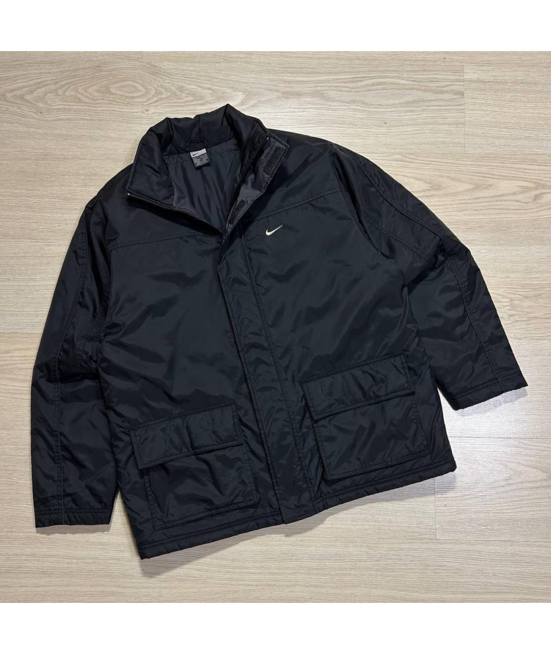 NIKE Черная полиэстеровая куртка, фото 9