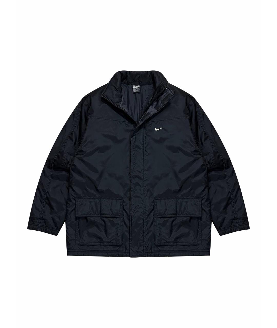 NIKE Черная полиэстеровая куртка, фото 1