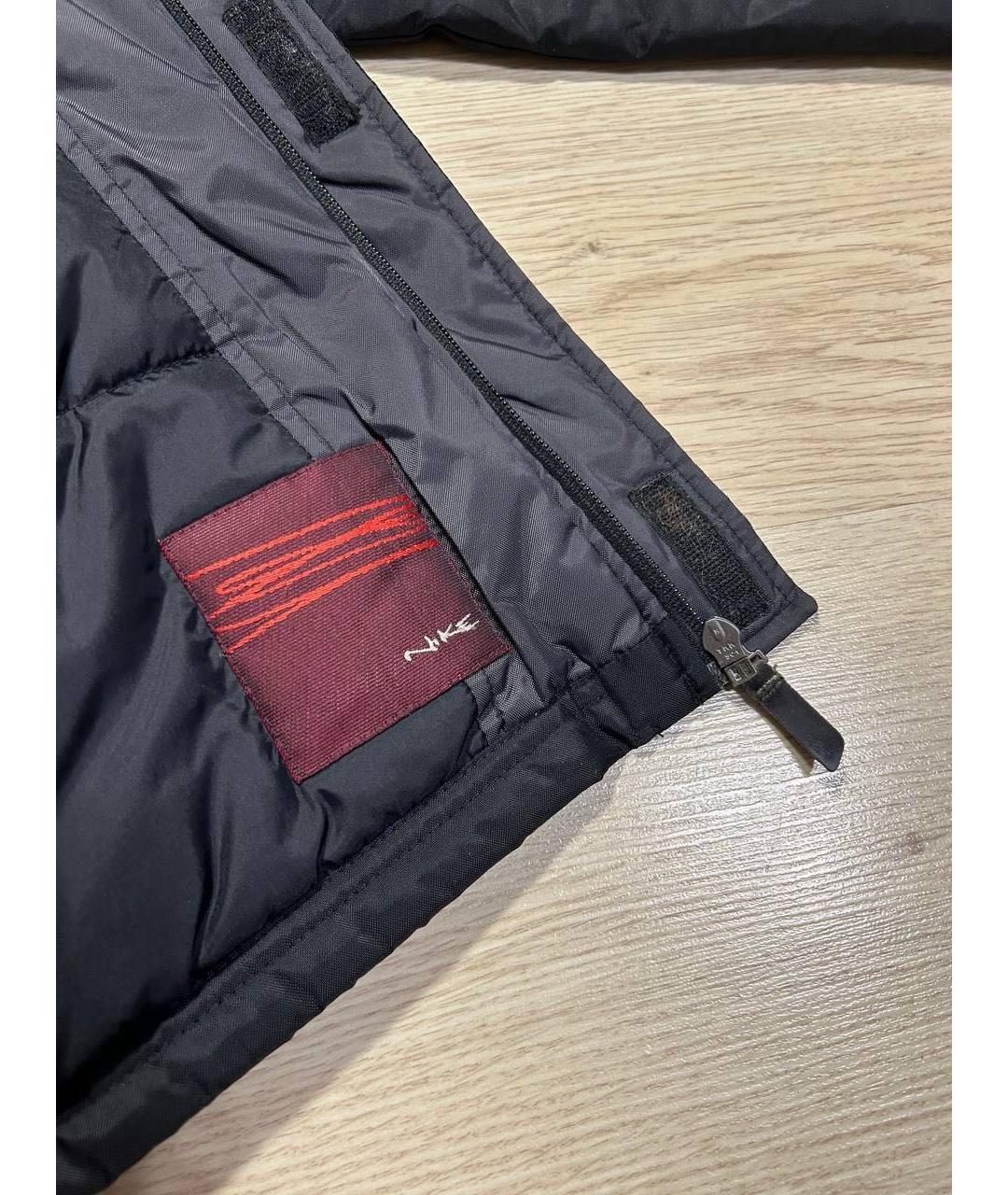 NIKE Черная полиэстеровая куртка, фото 7