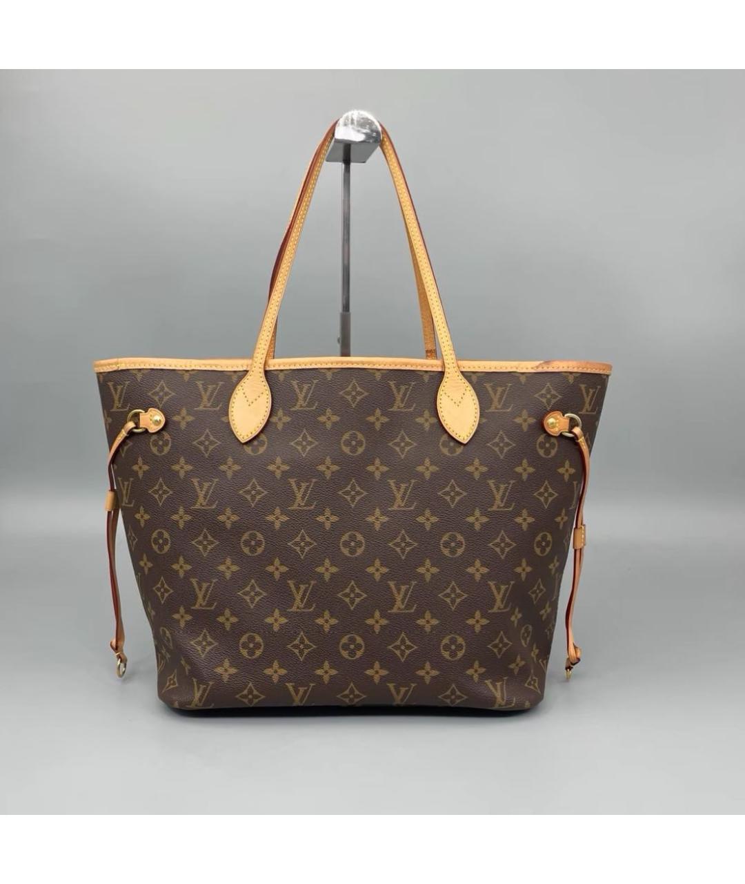 LOUIS VUITTON Коричневая сумка тоут, фото 3
