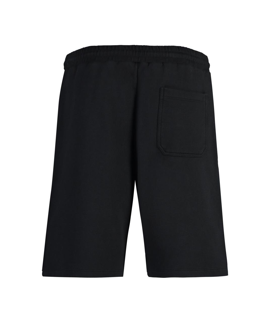 GOLDEN GOOSE DELUXE BRAND Черные хлопковые шорты, фото 2