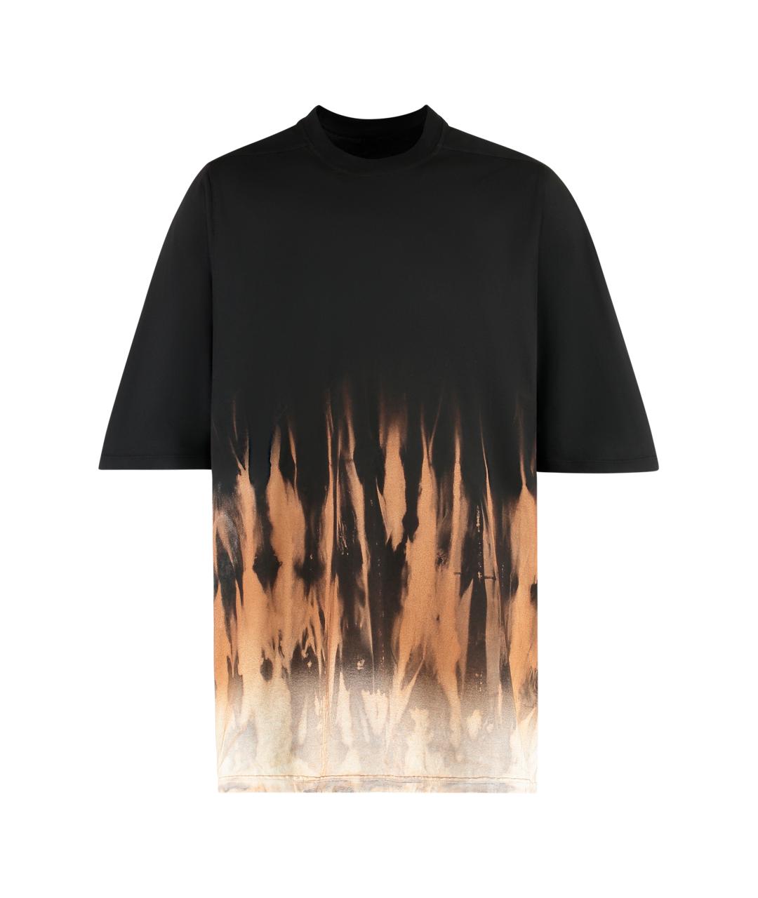 RICK OWENS DRKSHDW Черная хлопковая футболка, фото 1