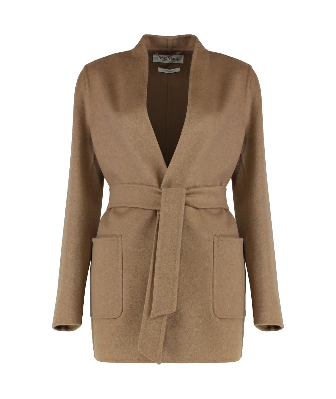 MAX MARA Бежевая шерстяная куртка, фото 1