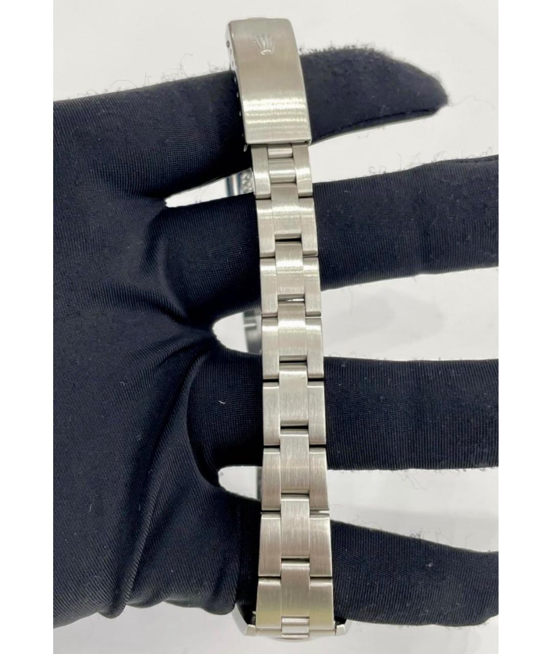 ROLEX Серебряные металлические часы, фото 5