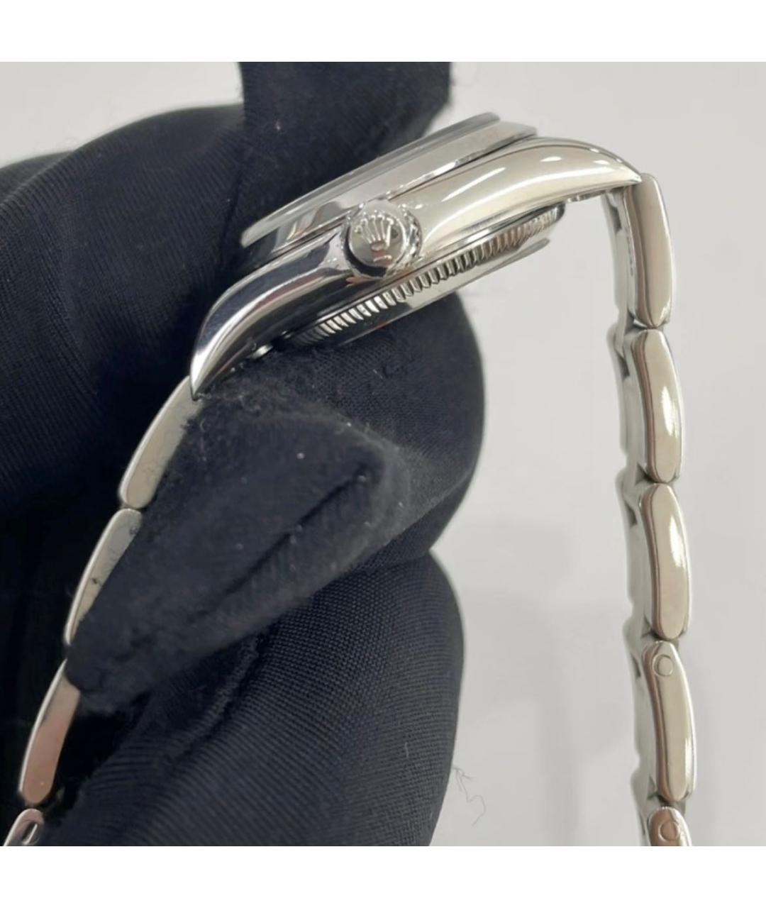 ROLEX Серебряные металлические часы, фото 4