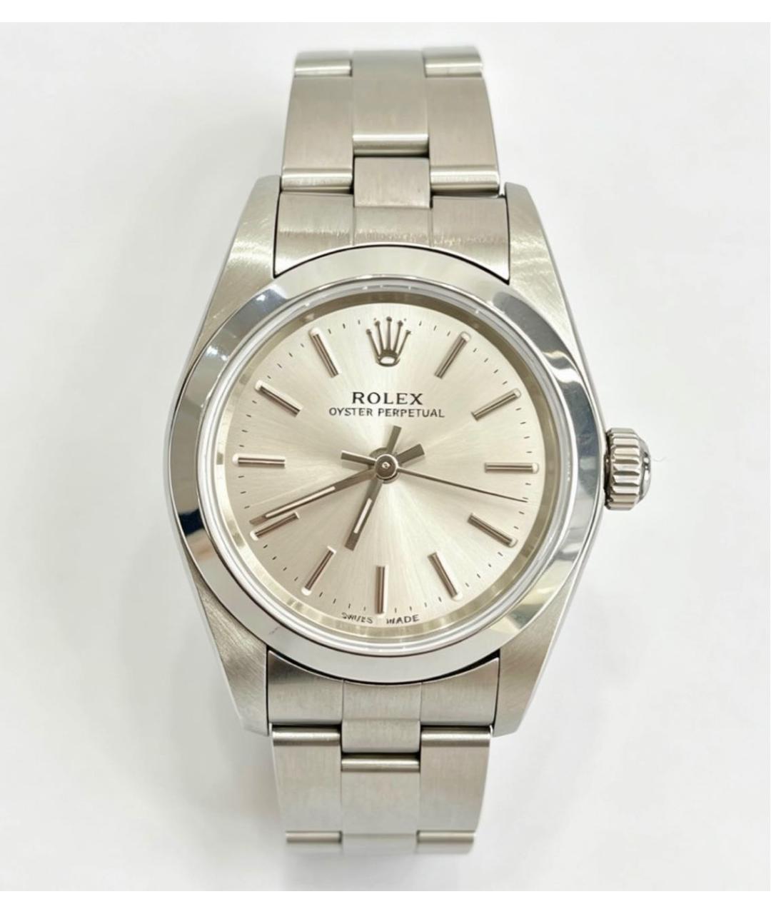 ROLEX Серебряные металлические часы, фото 6