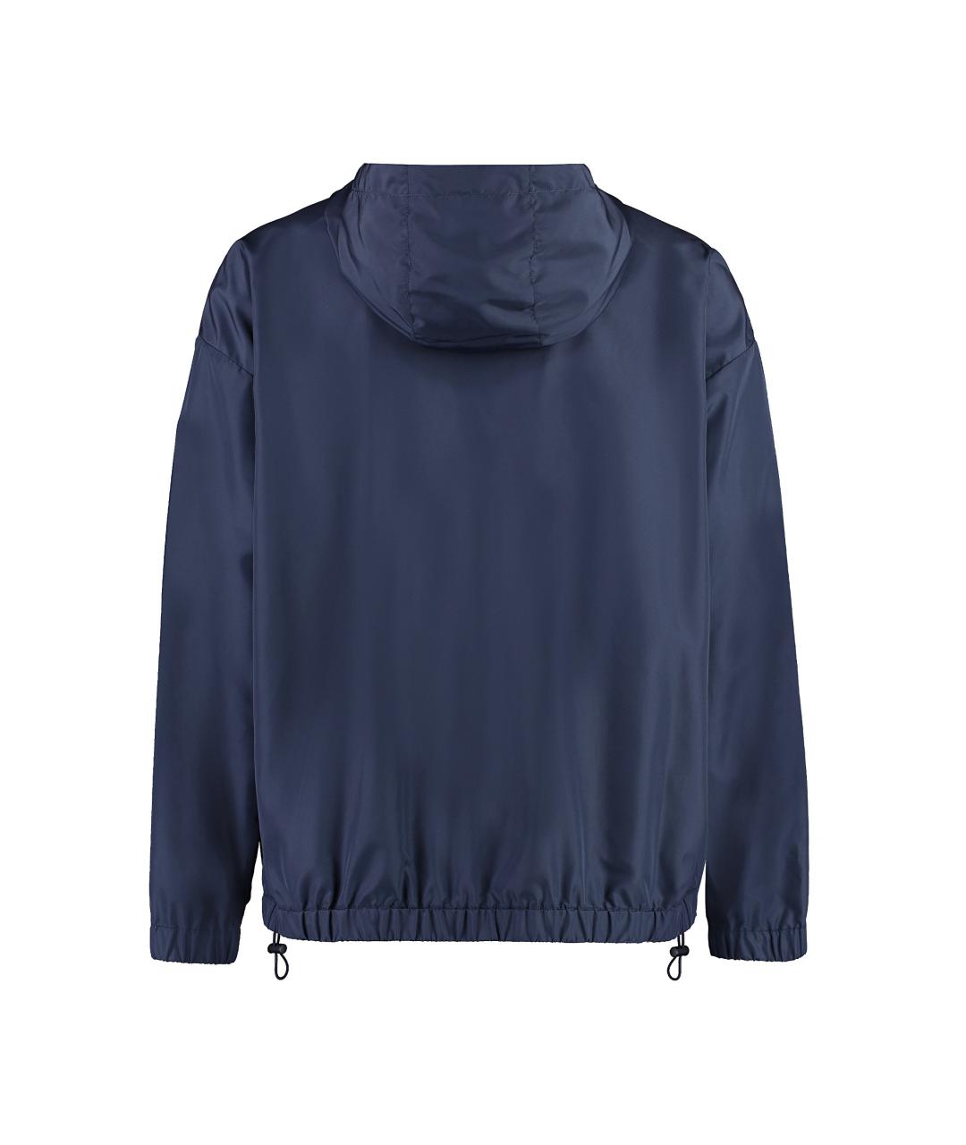 DOLCE&GABBANA Синяя полиэстеровая куртка, фото 2