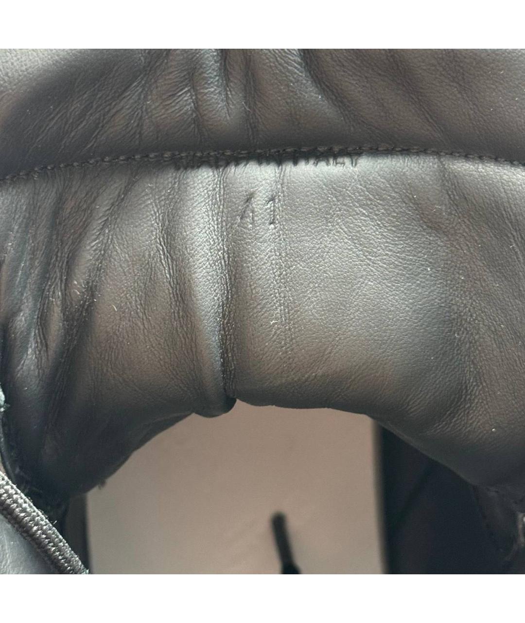 MAISON MARGIELA Белые кожаные высокие кроссовки / кеды, фото 6