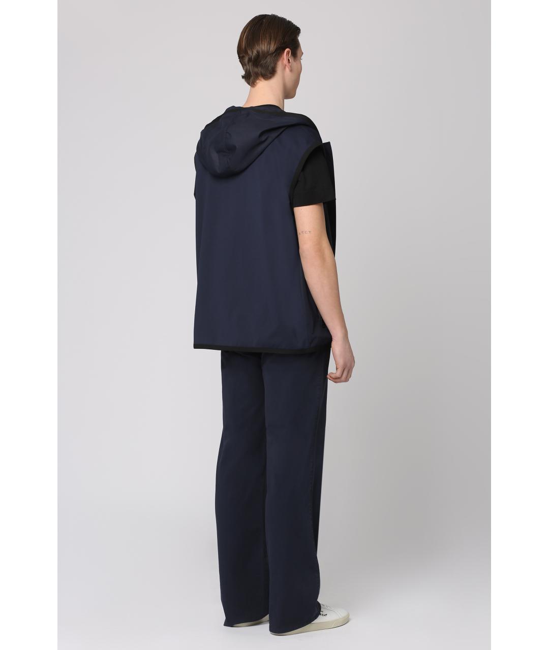 DOLCE&GABBANA Синий полиэстеровый жилет, фото 4