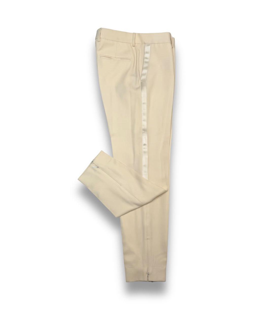 SAINT LAURENT Белый шерстяной костюм с брюками, фото 3