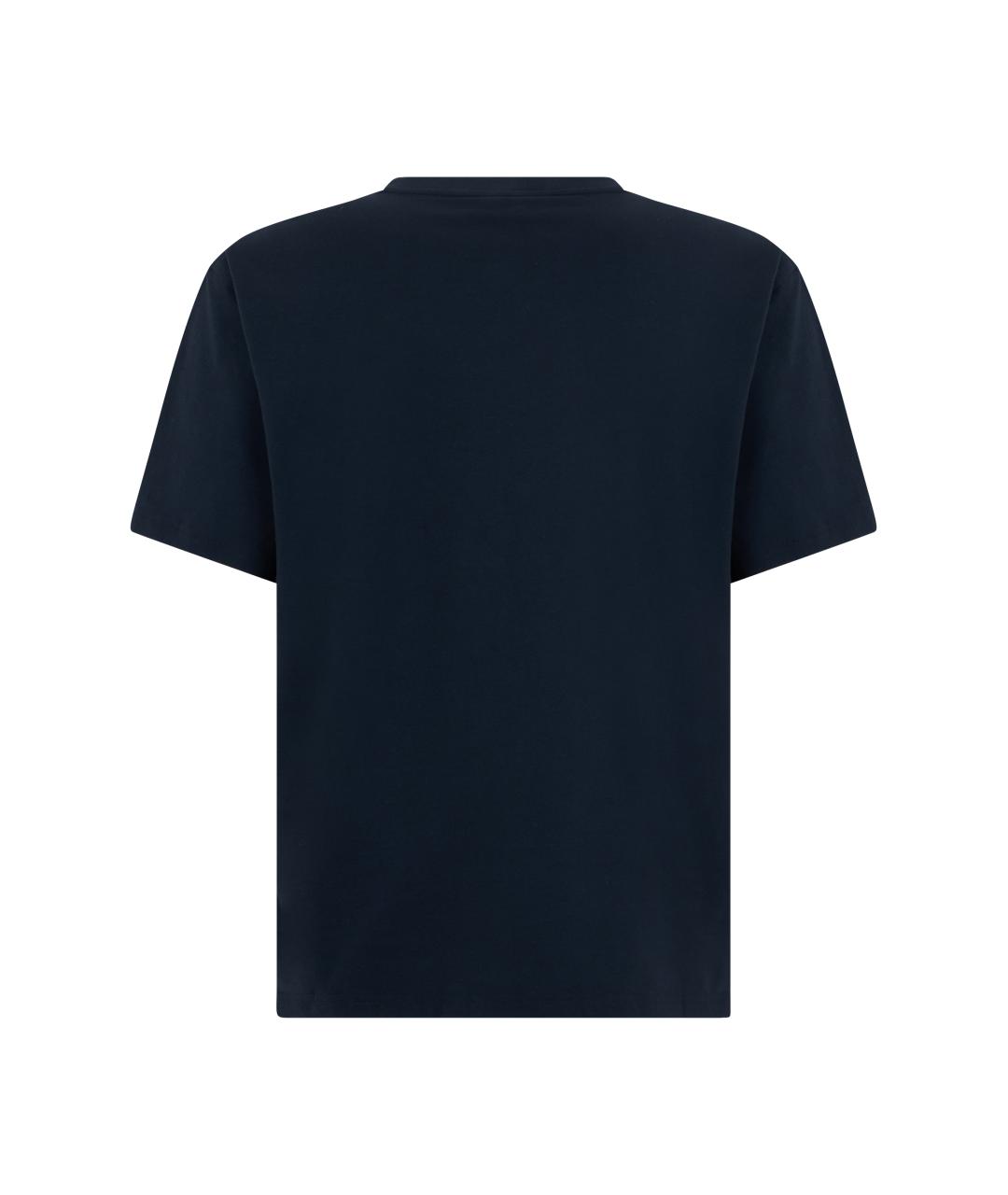 K-WAY Синяя хлопковая футболка, фото 2