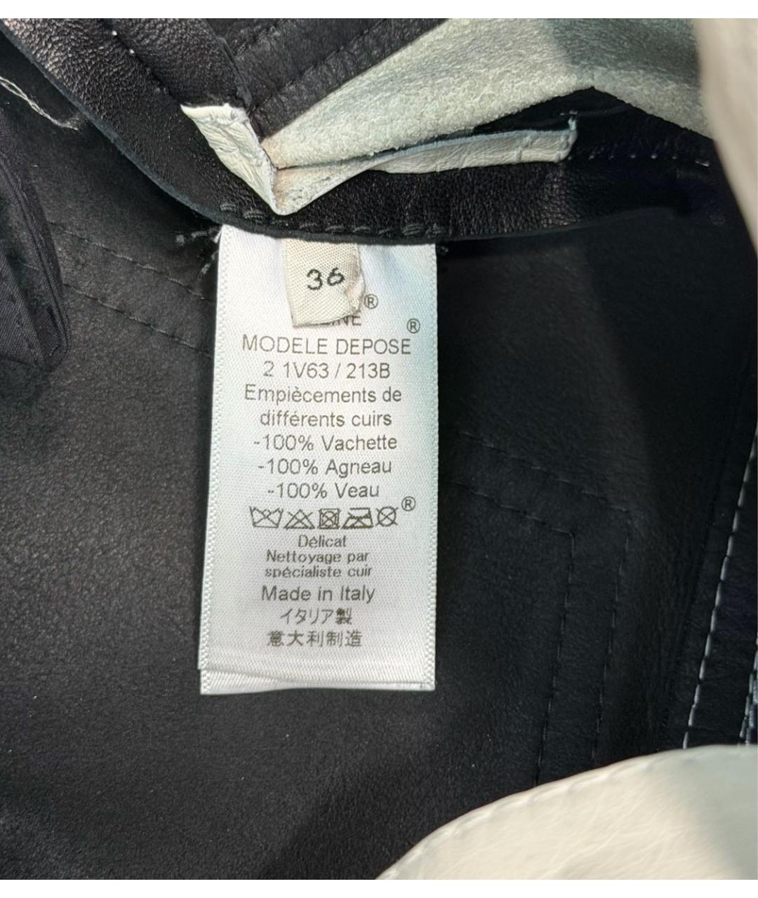 CELINE Кожаные прямые брюки, фото 4