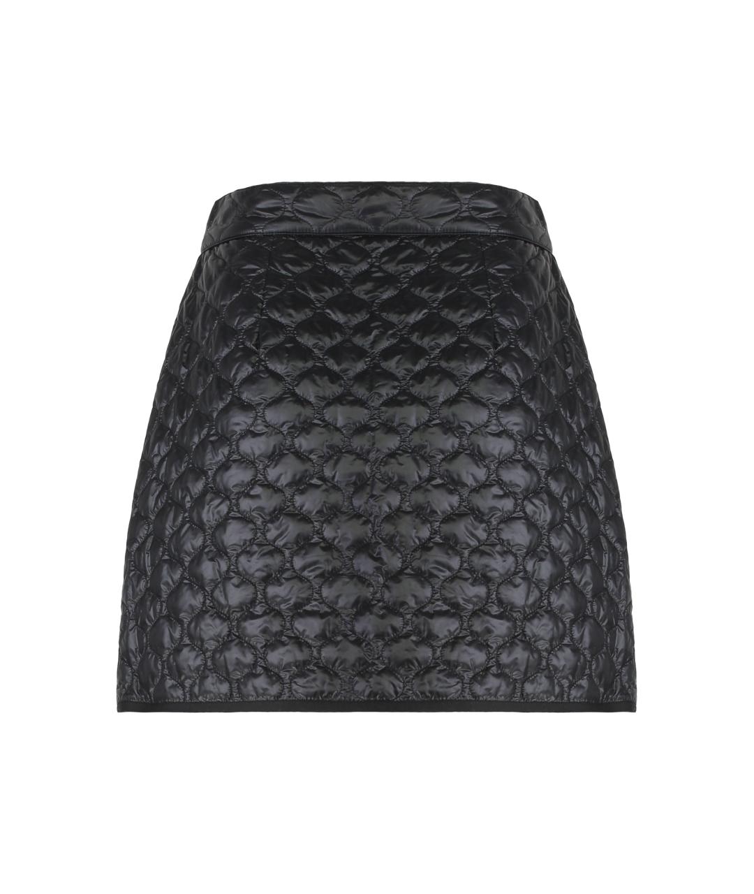 MONCLER Синяя полиамидовая юбка миди, фото 2