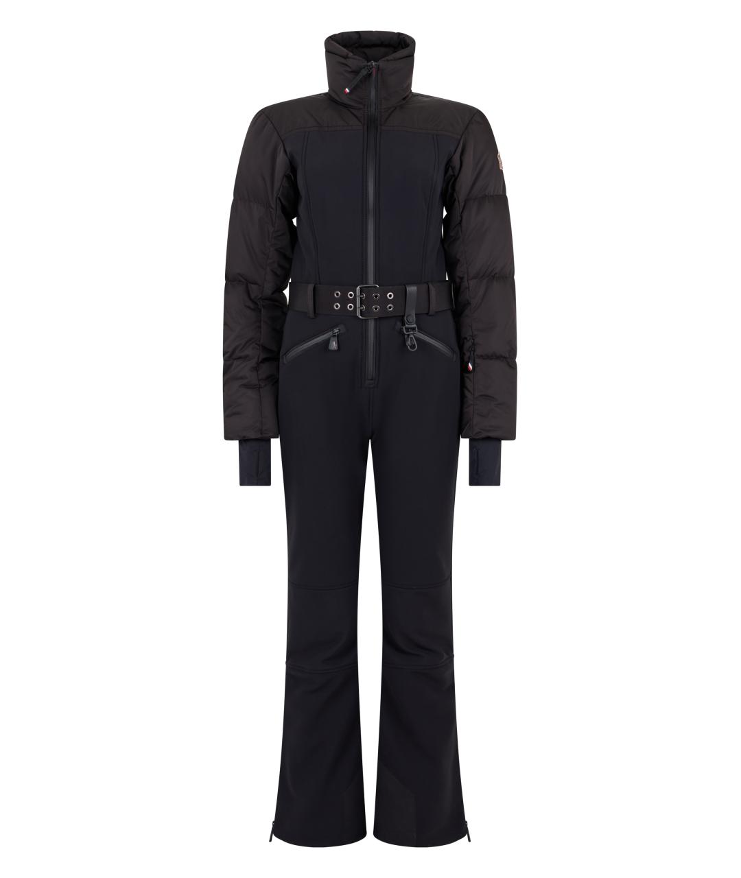 MONCLER GRENOBLE Черный полиэстеровый комбинезон, фото 1