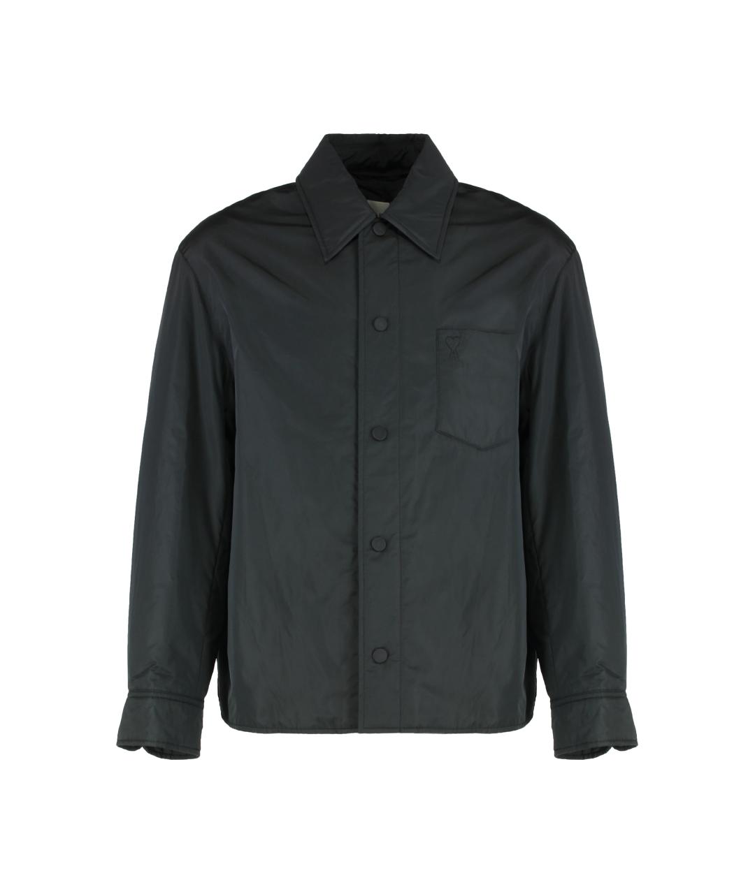 Ami Paris Черная кэжуал рубашка, фото 1