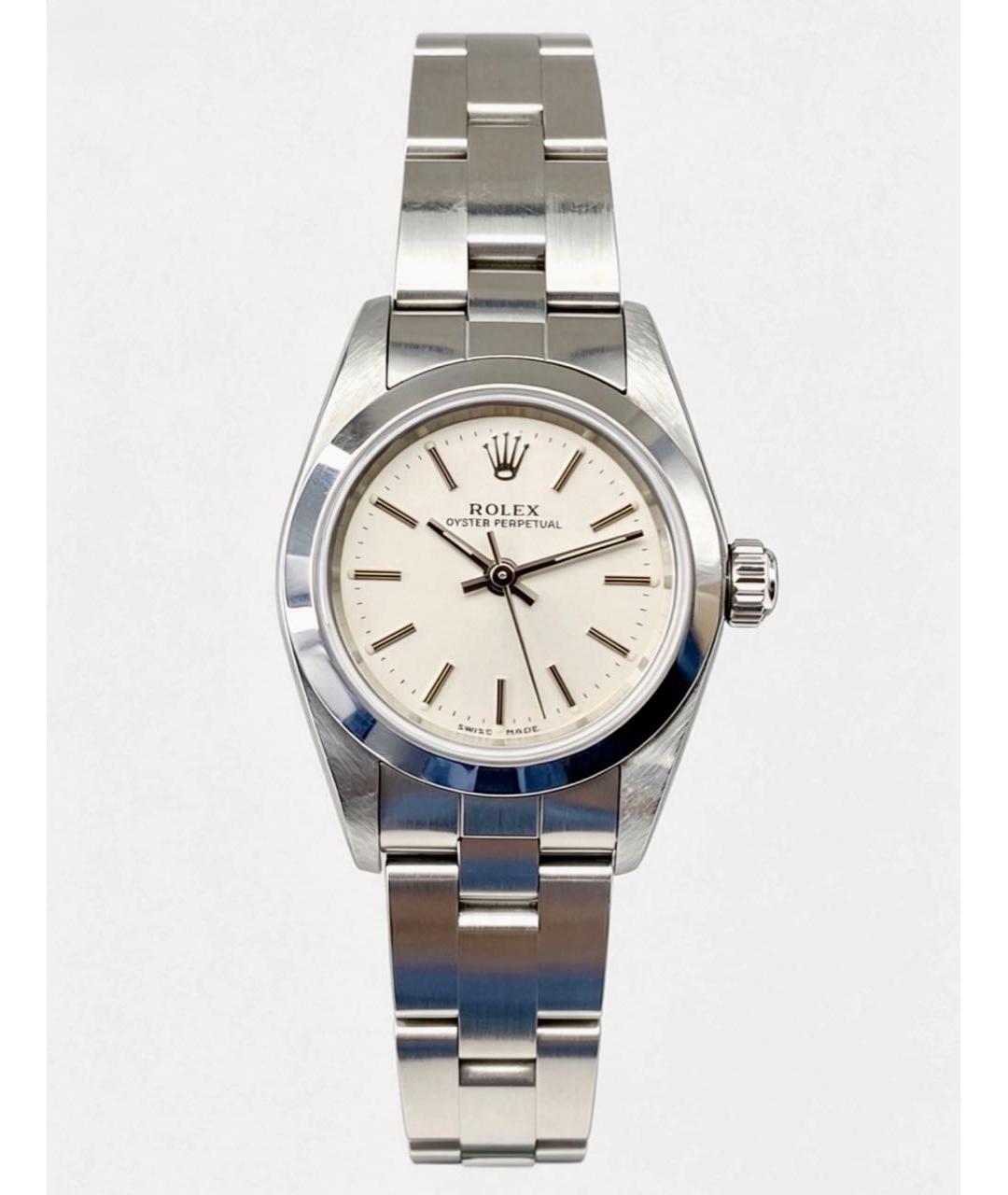 ROLEX Серебряные металлические часы, фото 7