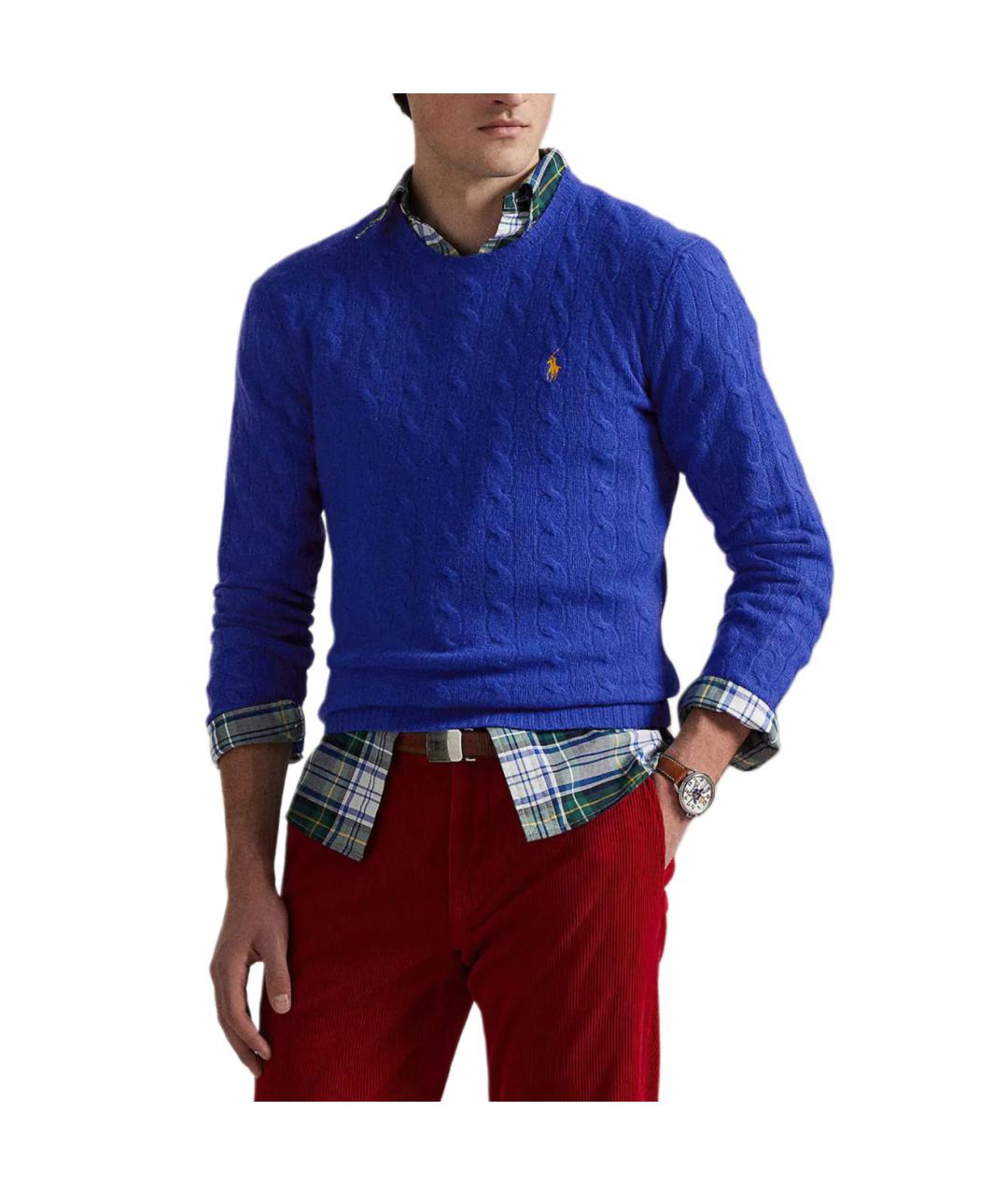 POLO RALPH LAUREN Синий джемпер / свитер, фото 3