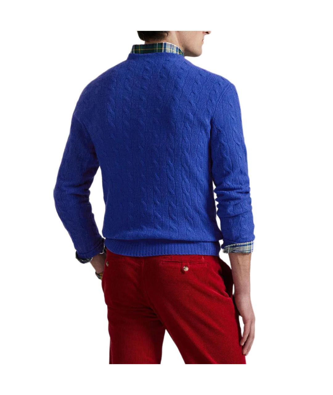 POLO RALPH LAUREN Синий джемпер / свитер, фото 4